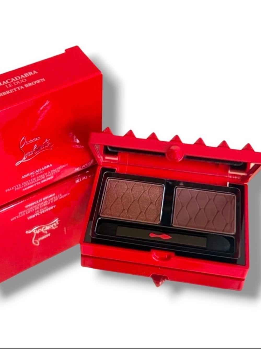 CHRISTIAN LOUBOUTIN Abracadabra Le Duo Ambretta Brown Eyeshadow Palette NIB